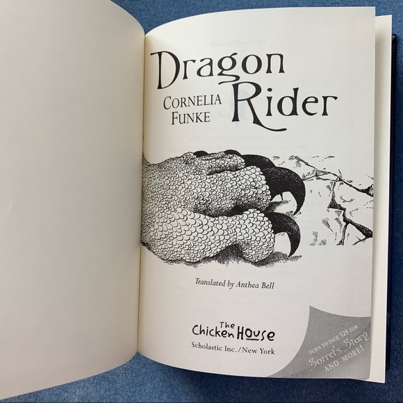 Dragon Rider Hardbound Cover by Cornelia Funke - Picture 3 of 6